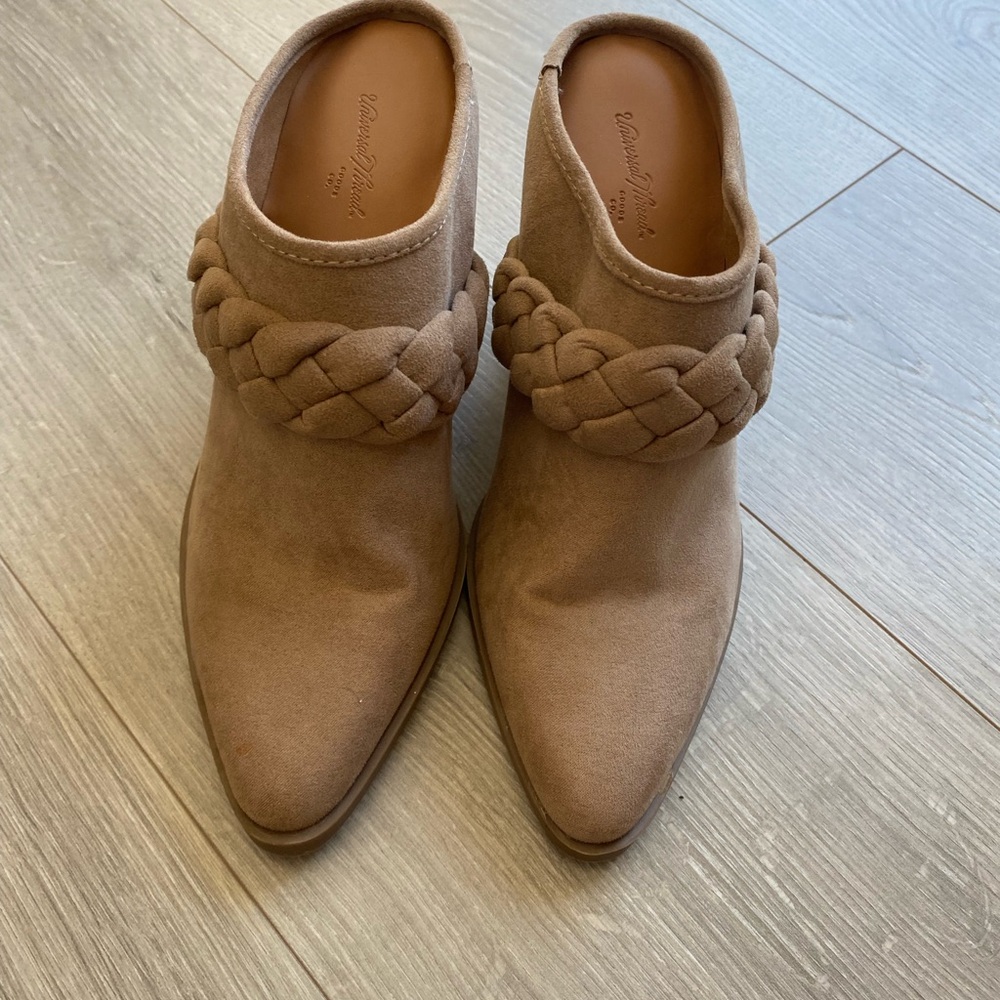 Universal Thread Brown Braided Mules - image 1